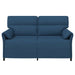 Canapea 100% poliester, cadru din metal, MDF, placaj - WALTI WALTI