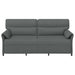 Canapea 100% poliester, cadru din metal, MDF, placaj - WALTI WALTI