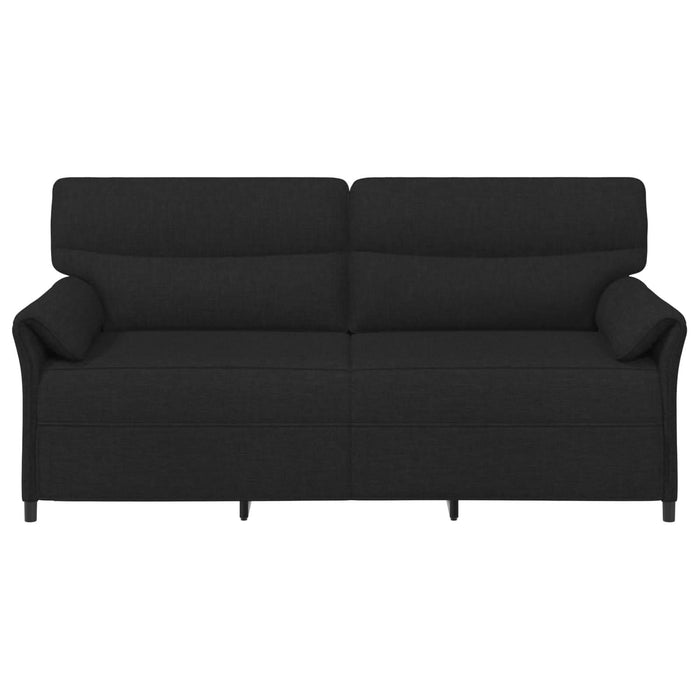 Sofa cu 3 locuri Negru 198 x 83 x 95 cm Țesătură - WALTI WALTI