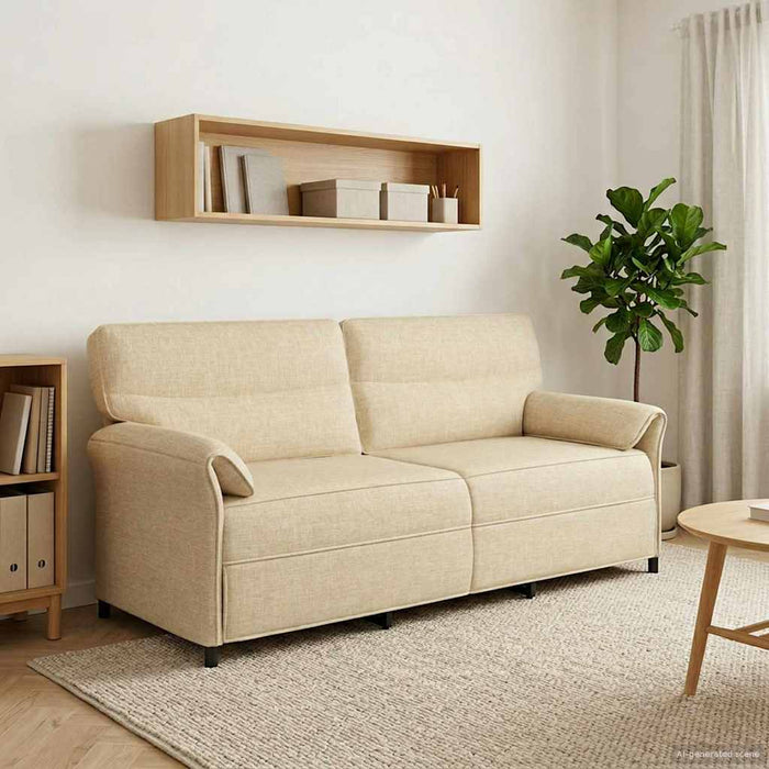 Canapea 100% poliester, cadru din metal, MDF, placaj - WALTI WALTI