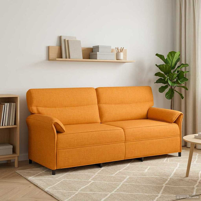 Canapea 100% poliester, cadru din metal, MDF, placaj WALTI