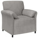 Sofa cu un loc Gri deschis 88 x 83 x 95 cm Catifea - WALTI WALTI