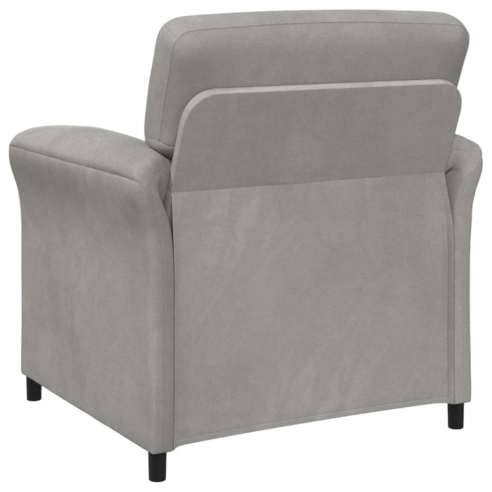 Sofa cu un loc Gri deschis 88 x 83 x 95 cm Catifea - WALTI WALTI