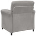 Sofa cu un loc Gri deschis 88 x 83 x 95 cm Catifea - WALTI WALTI