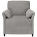 Sofa cu un loc Gri deschis 88 x 83 x 95 cm Catifea - WALTI WALTI