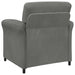 Sofa cu un loc Gri închis 88 x 83 x 95 cm Catifea - WALTI WALTI
