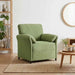 Sofa cu un loc Verde deschis 88 x 83 x 95 cm Catifea - WALTI WALTI