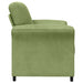 Sofa cu un loc Verde deschis 88 x 83 x 95 cm Catifea - WALTI WALTI