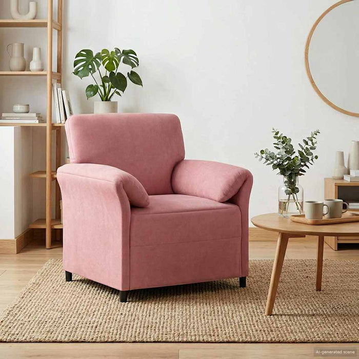 Sofa cu un loc Roz 88 x 83 x 95 cm Catifea - WALTI WALTI