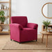Sofa cu un loc Roșu Vin 88 x 83 x 95 cm Catifea - WALTI WALTI