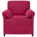 Sofa cu un loc Roșu Vin 88 x 83 x 95 cm Catifea - WALTI WALTI