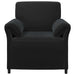 Sofa cu un loc Negru 88 x 83 x 95 cm Catifea - WALTI WALTI