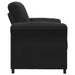 Sofa cu un loc Negru 88 x 83 x 95 cm Catifea - WALTI WALTI