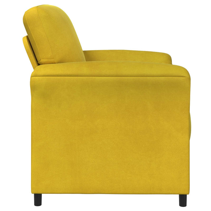 Sofa cu un loc Galben 88 x 83 x 95 cm Catifea - WALTI WALTI