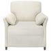 Sofa cu un loc Crem 88 x 83 x 95 cm Catifea - WALTI WALTI
