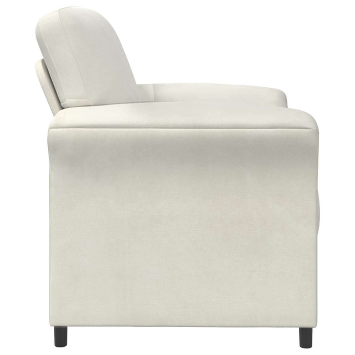 Sofa cu un loc Crem 88 x 83 x 95 cm Catifea - WALTI WALTI