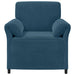 Sofa cu un loc albastru 88 x 83 x 95 cm Catifea - WALTI WALTI