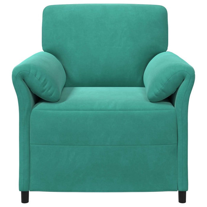 Sofa cu un loc Turcoaz 88 x 83 x 95 cm Catifea - WALTI WALTI