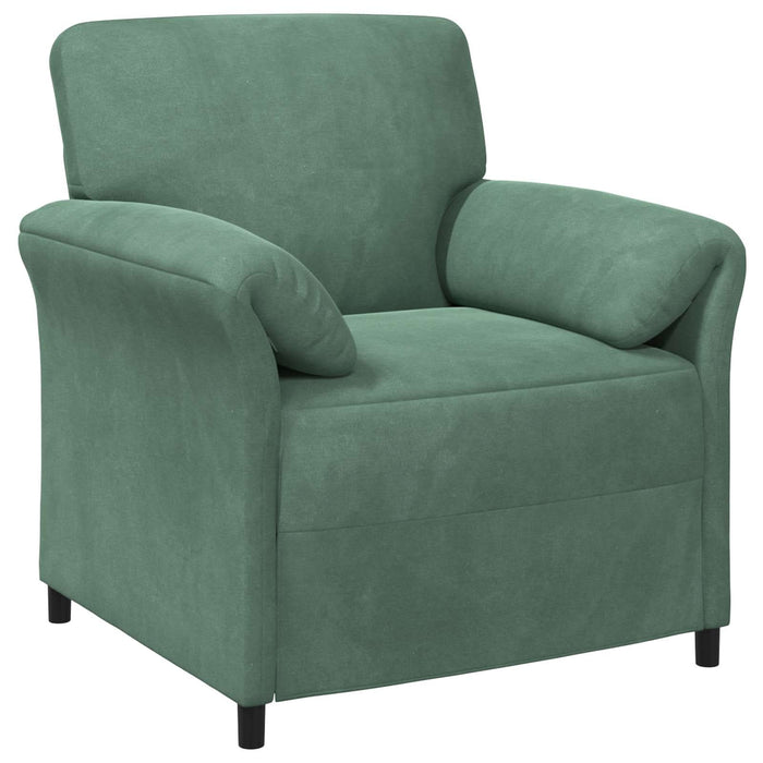 Sofa cu un loc Verde Mării 88 x 83 x 95 cm Catifea WALTI