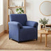 Sofa cu un loc Albastru Poliție 88 x 83 x 95 cm Catifea - WALTI WALTI