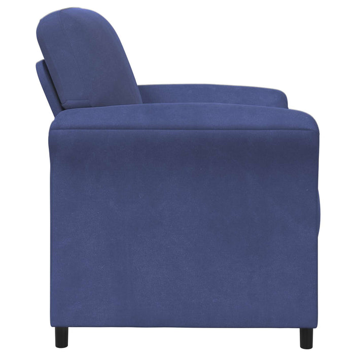 Sofa cu un loc Albastru Poliție 88 x 83 x 95 cm Catifea - WALTI WALTI