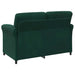 Canapea cu 2 locuri Verde închis 138 x 83 x 95 cm Catifea - WALTI WALTI
