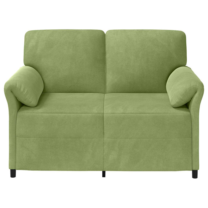 Canapea cu 2 locuri Verde deschis 138 x 83 x 95 cm Catifea - WALTI WALTI