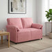 Canapea cu 2 locuri Roz 138 x 83 x 95 cm Catifea - WALTI WALTI
