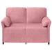 Canapea cu 2 locuri Roz 138 x 83 x 95 cm Catifea - WALTI WALTI