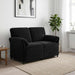 Canapea cu 2 locuri Negru 138 x 83 x 95 cm Catifea - WALTI WALTI
