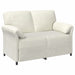 Canapea cu 2 locuri Crem 138 x 83 x 95 cm Catifea - WALTI WALTI