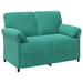 Canapea cu 2 locuri Turcoaz 138 x 83 x 95 cm Catifea - WALTI WALTI