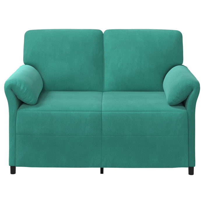 Canapea cu 2 locuri Turcoaz 138 x 83 x 95 cm Catifea - WALTI WALTI