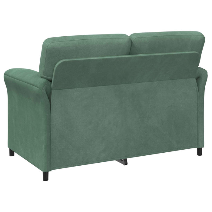 Canapea cu 2 locuri Verde Mării 138 x 83 x 95 cm Catifea - WALTI WALTI