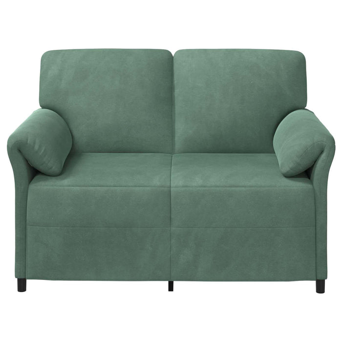 Canapea cu 2 locuri Verde Mării 138 x 83 x 95 cm Catifea - WALTI WALTI