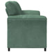 Canapea cu 2 locuri Verde Mării 138 x 83 x 95 cm Catifea - WALTI WALTI