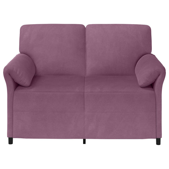 Canapea cu 2 locuri Violet 138 x 83 x 95 cm Catifea - WALTI WALTI