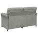 Canapea cu 2 locuri Gri deschis 158 x 83 x 95 cm Catifea - WALTI WALTI