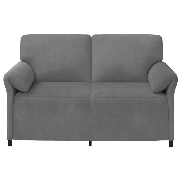 Canapea cu 2 locuri Gri închis 158 x 83 x 95 cm Catifea - WALTI WALTI