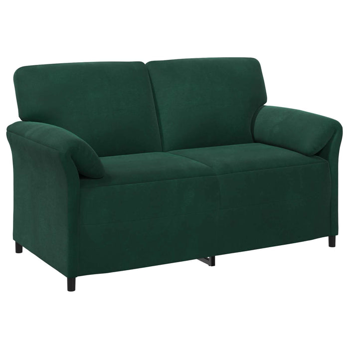 Canapea cu 2 locuri Verde închis 158 x 83 x 95 cm Catifea - WALTI WALTI