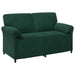 Canapea cu 2 locuri Verde închis 158 x 83 x 95 cm Catifea - WALTI WALTI