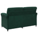 Canapea cu 2 locuri Verde închis 158 x 83 x 95 cm Catifea - WALTI WALTI