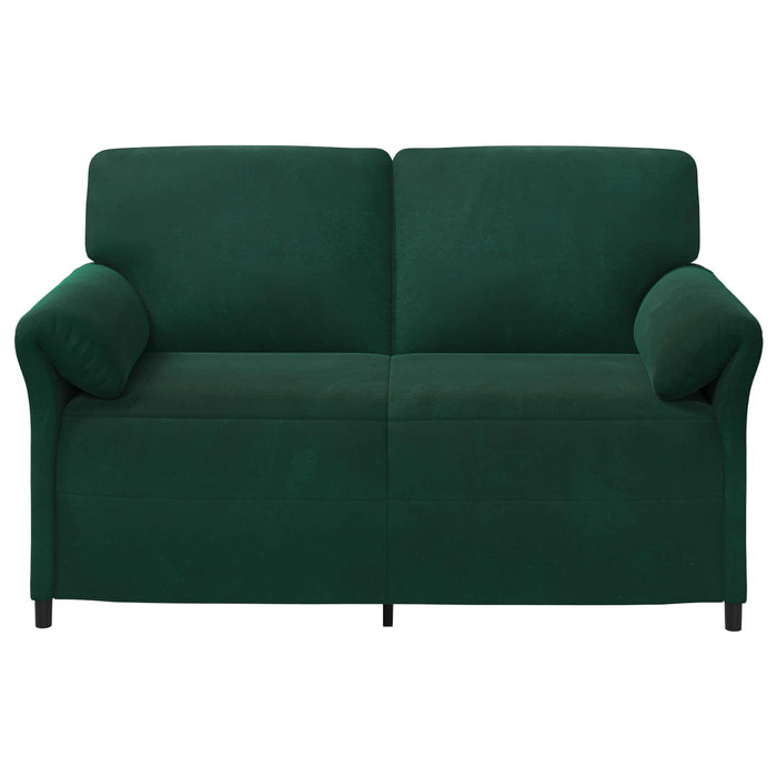 Canapea cu 2 locuri Verde închis 158 x 83 x 95 cm Catifea - WALTI WALTI
