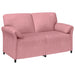 Canapea cu 2 locuri Roz 158 x 83 x 95 cm Catifea - WALTI WALTI