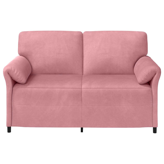 Canapea cu 2 locuri Roz 158 x 83 x 95 cm Catifea - WALTI WALTI