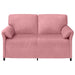Canapea cu 2 locuri Roz 158 x 83 x 95 cm Catifea - WALTI WALTI