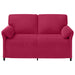 Canapea cu 2 locuri Roșu Vin 158 x 83 x 95 cm Catifea - WALTI WALTI