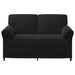 Canapea cu 2 locuri Negru 158 x 83 x 95 cm Catifea - WALTI WALTI