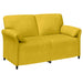 Canapea cu 2 locuri Galben 158 x 83 x 95 cm Catifea - WALTI WALTI