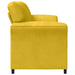 Canapea cu 2 locuri Galben 158 x 83 x 95 cm Catifea - WALTI WALTI